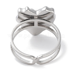 Ionenplattierung (IP) 304 Edelstahlring&nbsp;RJEW-B059-04P-02