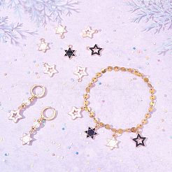 Подвески из сплава эмали 96шт 6 стиля&nbsp;ENAM-AR0001-22