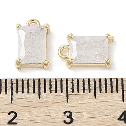 Латунные микро проложить кубического циркония подвески KK-G491-31G-04