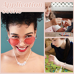 130 шт. фарфоровые бусины ручной работы с принтом PORC-ME0001-12