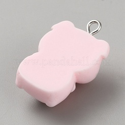 Подвески из непрозрачной смолы в виде свинки RESI-CJC0020-27F