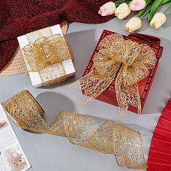 1 rouleau de rubans en polyester avec paillettes&nbsp;OCOR-NB0002-48B
