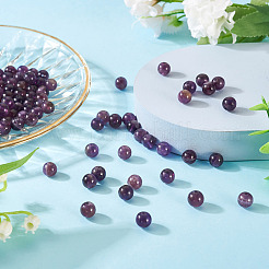 2 нити 2 цвета натуральные аметистовые бусины нити G-TA0002-62