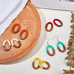 Наборы для самостоятельного изготовления овальных сережек&nbsp;DIY-OC0006-02