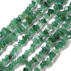 Естественный зеленый авантюрин бисер нитей G-A289-A01-01