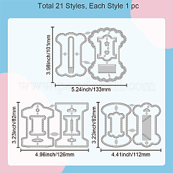 Углеродистая сталь разрезает трафареты DIY-WH0309-1706