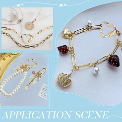 4 шт. латунные микропаве цветные кубические цирконии винтовые карабины-замки&nbsp;ZIRC-UN0001-14