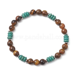 Драгоценный камень бисером растянуть браслеты&nbsp;BJEW-JB13295