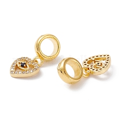 Латунь кубический цирконий европейские подвески с подвесками KK-B037-17G