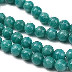 Природный советская амазонит бисер нитей&nbsp;G-C259-B08-8mm