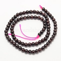 Гранат бисер пряди круглые G-O081-01-5mm