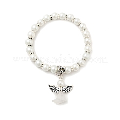 Прекрасном свадебном платье ангела ювелирных изделий для матери и дочери X-BJEW-JB00728-19