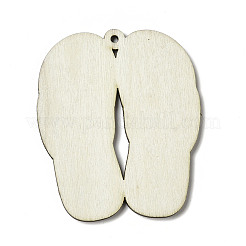 Тема американского флага односторонняя печатная обувь из осины большие подвески WOOD-G014-14