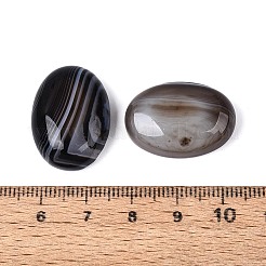 Natürliche gebänderte Achat-Cabochons (gefärbt und erhitzt)&nbsp;G-N361-05A-01
