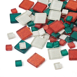 272 шт. 2 квадратных прозрачных стеклянных кабошона GLAA-EL0001-01C