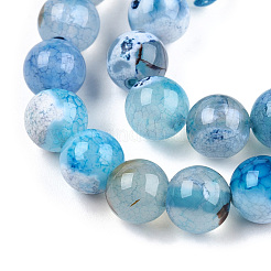 Природные пожары треск агат бисер нитей&nbsp;X-G-S346-8mm-19