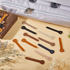 24 шт. головка для застежки-молнии из коровьей кожи PURS-GF0001-09D