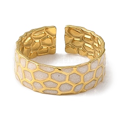 Кольца-манжеты из нержавеющей стали 304 с эмалью для женщин RJEW-F166-20G-02