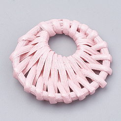 Ciondolo a mano canna dipinta / pendenti intrecciati in rattan&nbsp;X-WOVE-N007-03E