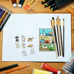 6 лист 6 стиля ПВХ пластиковые штампы DIY-PH0010-55