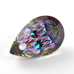 Geprägte Glas Strass Anhänger&nbsp;GLAA-J101-05A-001VO