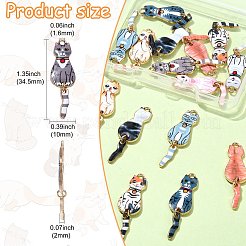 Подвески из сплава 18шт 9 цветов&nbsp;FIND-CJ0002-11