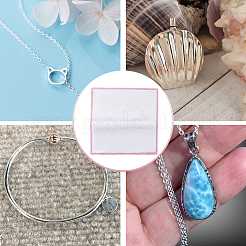 5 лист 4 слоя ткани для полировки серебра&nbsp;AJEW-SC0002-32