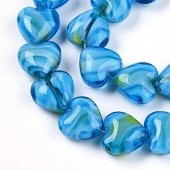 Perles millefiori verre brins&nbsp;GLAA-T023-34G
