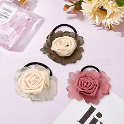 9 шт. 3-х цветные полиэстеровые аксессуары для волос&nbsp;OHAR-GO0001-16