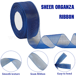 1 rotolo di nastro di organza trasparente&nbsp;SRIB-CY0001-22B-08