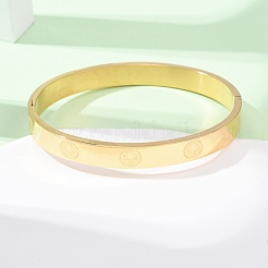 Шарнирные браслеты из нержавеющей стали 304 для женщин&nbsp;BJEW-B161-11G-02