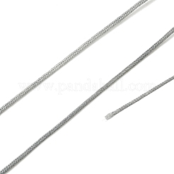 Cordón trenzado de nailon para la elaboración de joyas y manualidades de macramé.&nbsp;NWIR-N003-0.6mm-05G