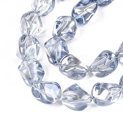 Гальванизируйте прозрачное стекло бисер нитей&nbsp;EGLA-N017-02E