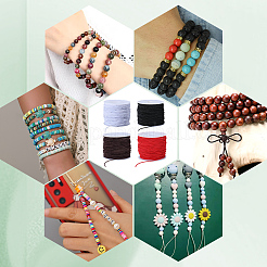 4 рулон эластичных шнуров 4 цветов&nbsp;EC-PA0001-01A