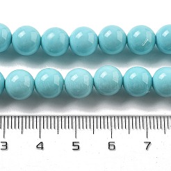 Синтетических нитей бирюзовые бусы G-A255-A04-01B