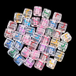 50 Stück europäische Acrylperlen&nbsp;MACR-TADJ0001-13J