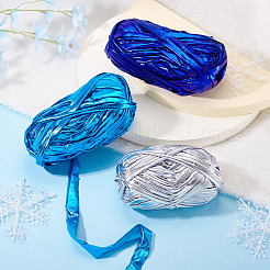 3 шт. 3-х цветная блестящая полиэстеровая лента OCOR-MB0001-01G