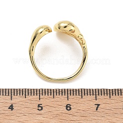 Offene Manschettenringe aus Messing&nbsp;RJEW-C170-02G