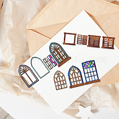 Углеродистая сталь разрезает трафареты DIY-WH0309-1982