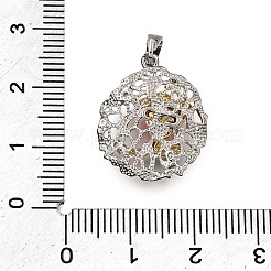 Pendentifs en laiton zircon cubique transparent&nbsp;CU-CBA3569-03P