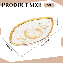 Поднос для украшений из фарфора DJEW-WH0009-31A