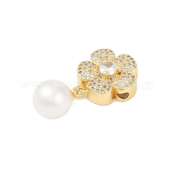 Латунные микро проложить кубического циркония подвески KK-H203-01G