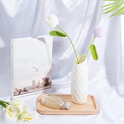 2шт 2 цвета хлопчатобумажная пряжа искусственный цветок AJEW-FG0001-91