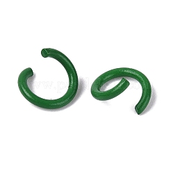 スプレー塗装された鉄のオープン丸カン  グリーン  18ゲージ  8.5x1mm  内径：5.5mm  約5050個/1000g&nbsp;IFIN-T017-04B-11
