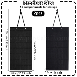 Supporto organizer per clip per artigli per capelli in feltro per donne ragazze&nbsp;AJEW-WH0596-113B-02