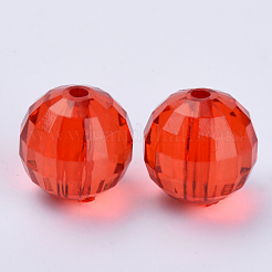 Прозрачные акриловые бусины&nbsp;TACR-Q254-8mm-V12