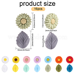 16 стиль силиконовые бусины SIL-CA0003-23