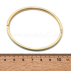 Bracelets manchettes articulés en acier inoxydable 304 émaillé pour femmes&nbsp;SA-CBAC920-15G-01F