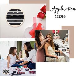 6-слотовая деревянная пластина для колец для пальцев EDIS-WH0012-09A