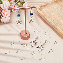 200 шт. крючки для сережек из нержавеющей стали 304 DIY-SC0024-20